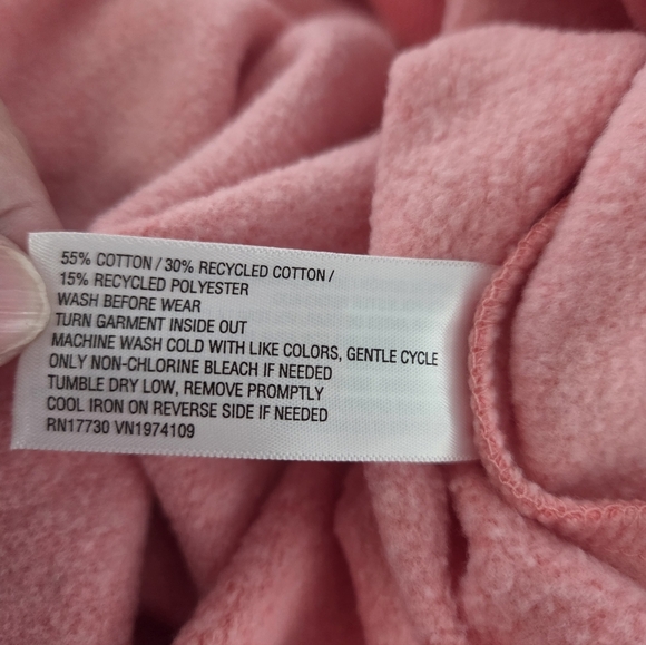 Universal Thread “Mon Chérie” Graphic Sweatshirt – Coral Pink/Red, Size L - Picture 5 of 5